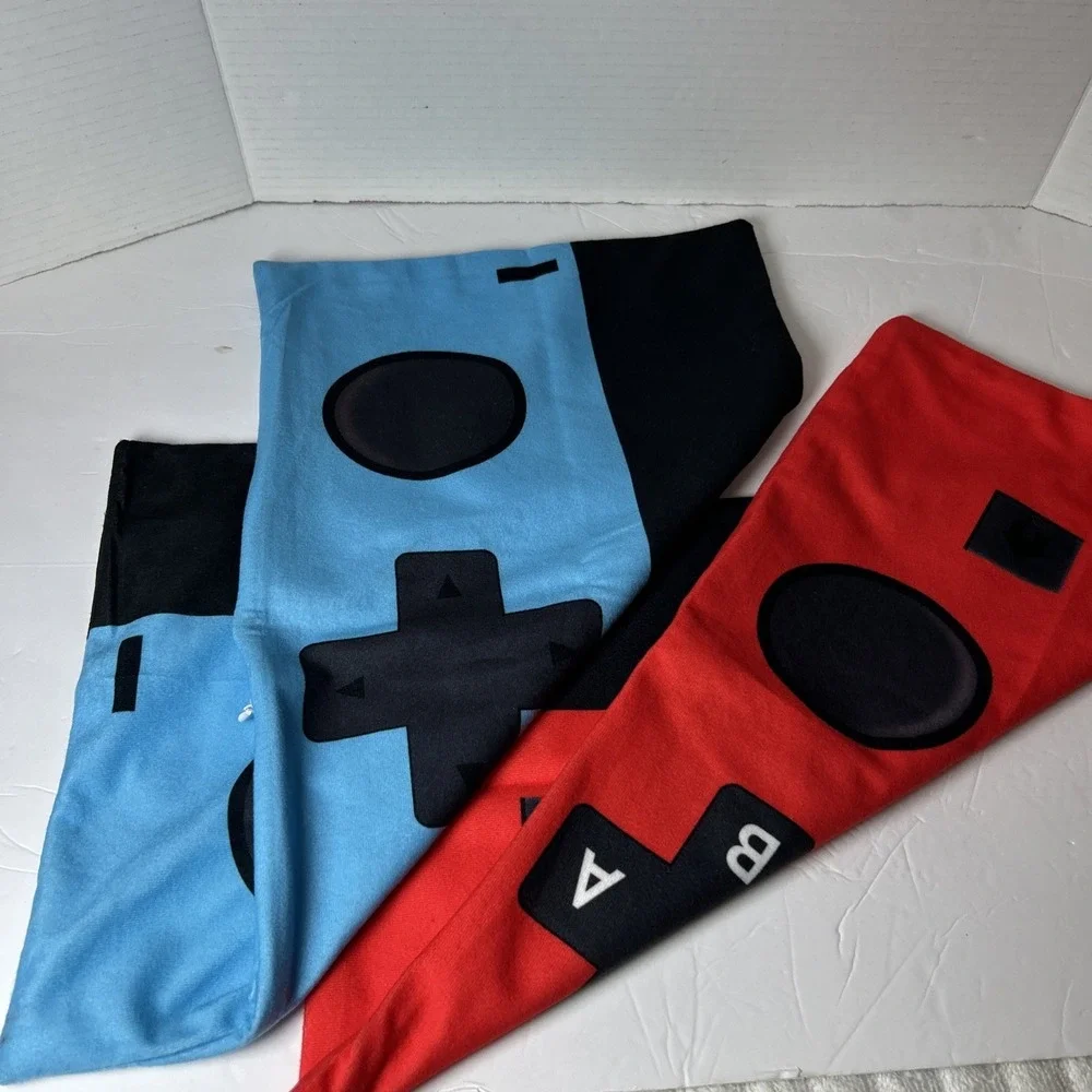 Nintendo Switch Throw Pillow Cases Gamer Gifts Soft Red Blue Controller